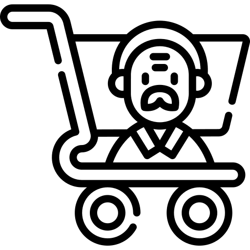 Market research user market research commerce icon