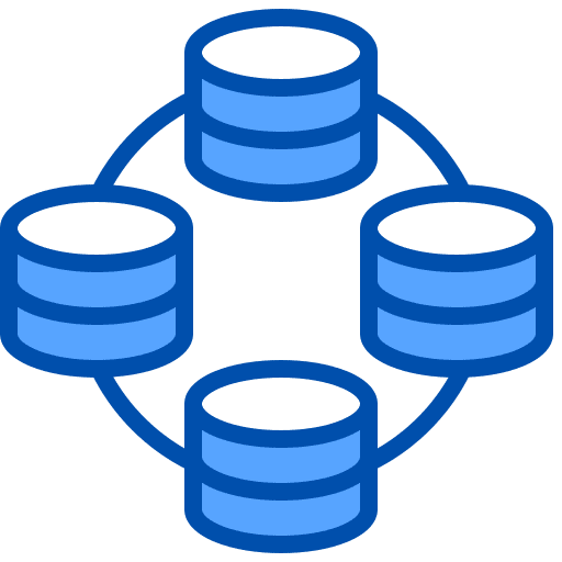 Database data storage computer database icon