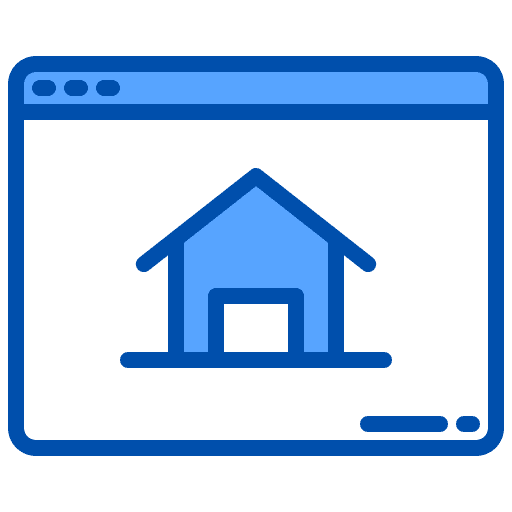 Homepage website home main icon
