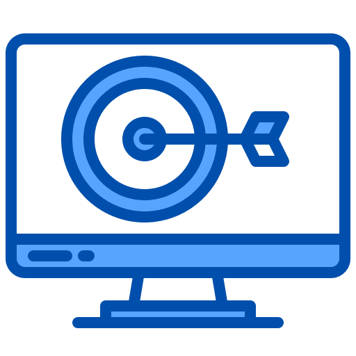 Target objective target arrow icon