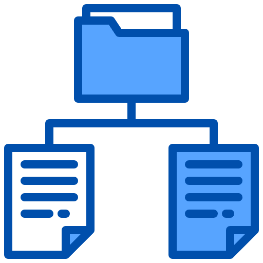 Files share website ui icon