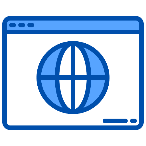 Internet internet seo and web browser icon