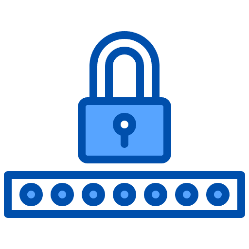 Password seo and web login keyword icon