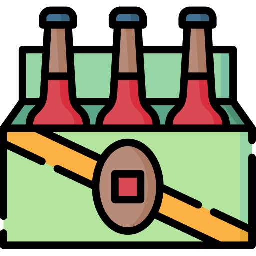 Beer food and restaurant package bar icon