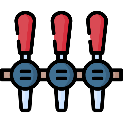 Beer tap beverage food and restaurant drink icon