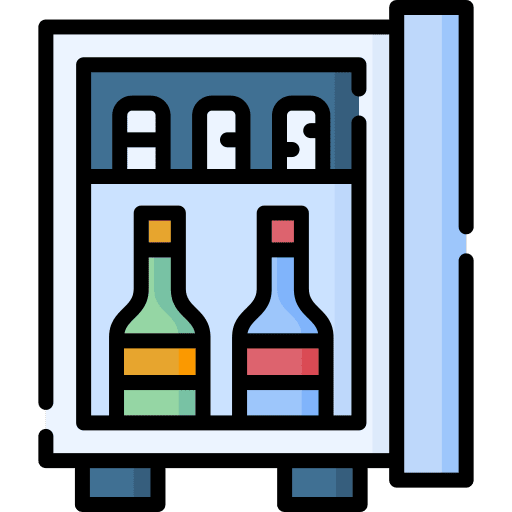 Minibar minibar hotel service cooler icon