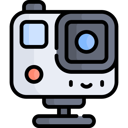 Action camera technology photography video icon