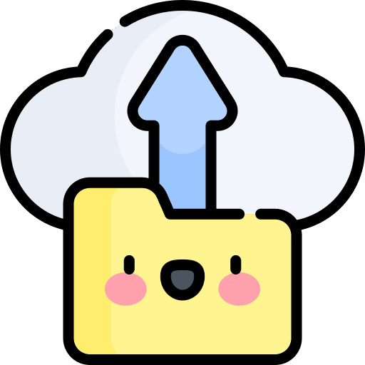 Upload storage ui files and folders icon