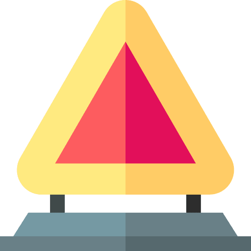 Attention emergency emergency sign attention icon