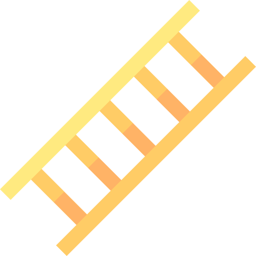 Stairs repair ladder equipment icon