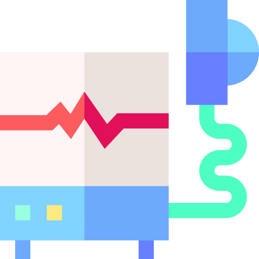 Defibrillator security first aid hospital icon