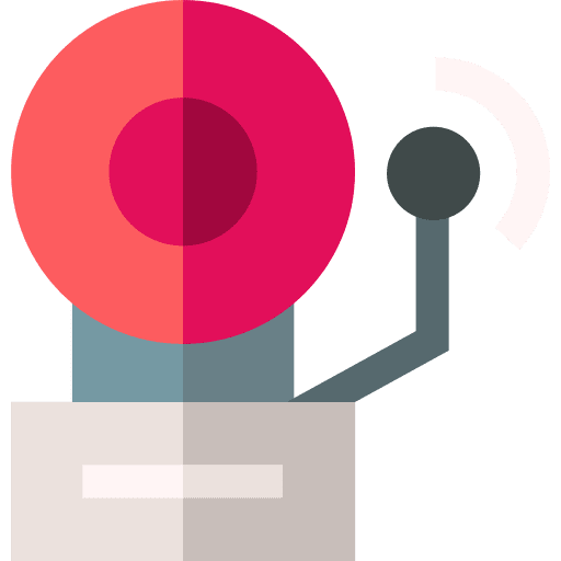 Fire alarm fire alarm ring security icon