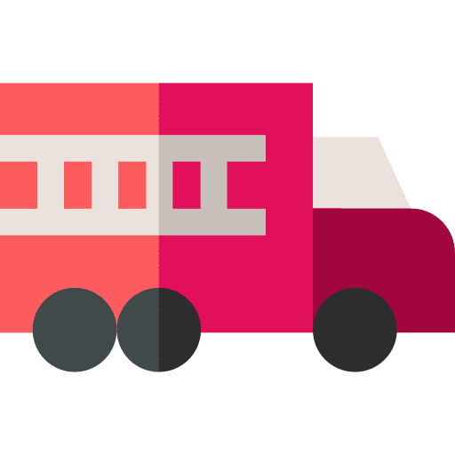 Fire truck security fire truck emergency icon