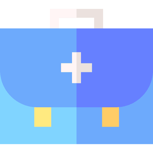 First aid kit medical equipment health care health icon