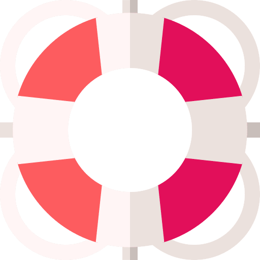 Lifebuoy lifeguard floating lifesaver icon