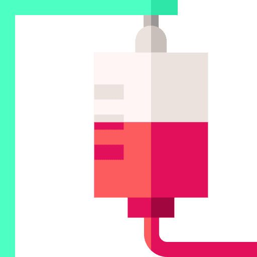 Blood transfusion hospital blood bag healthcare and medical icon
