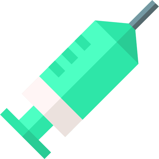 Syringe medicine inject insulin icon