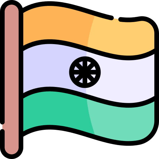 India national flag new delhi flag icon