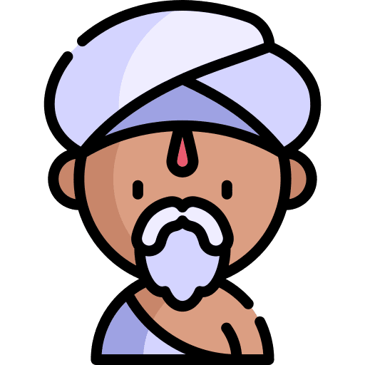 Man indian man brahman icon