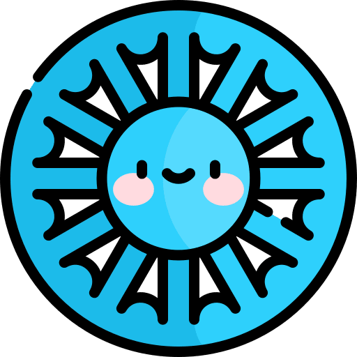 Ashoka buddism cultures religion icon