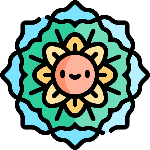 Mandala botanical india cultures icon
