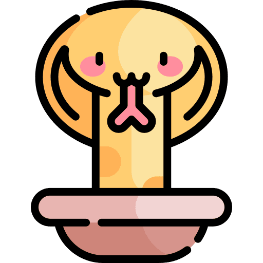 Cobra animal kingdom snake wildlife icon