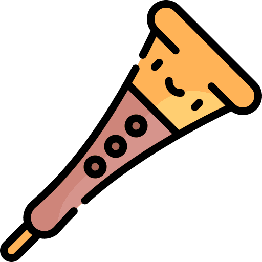 Shehnai flute music wind instrument icon