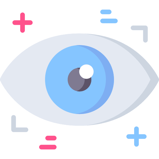 Eye vision eye art and design icon