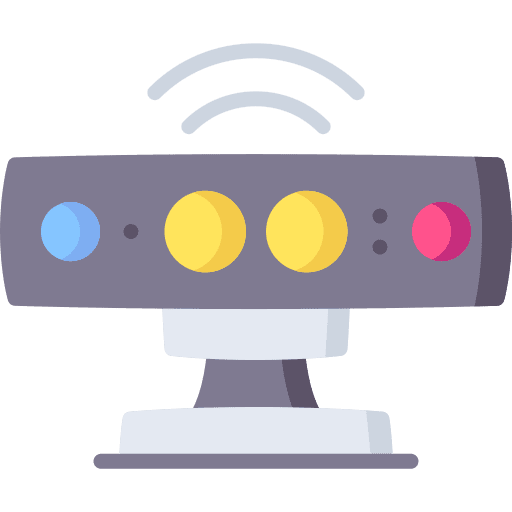 Motion sensor motion sensor presence 3d sensor icon