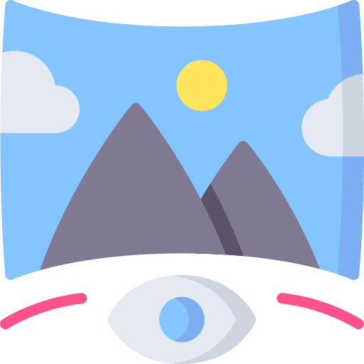 3d landscape mountain electronics icon