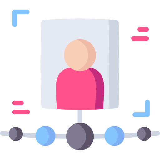 Affiliate marketing group users network icon