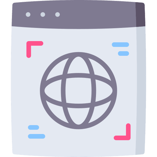 Browser global seo and web web browser icon