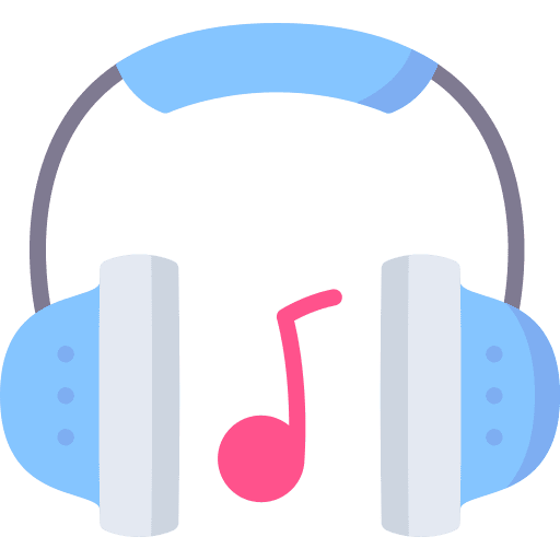 Headphones music audio headphones music headphones icon