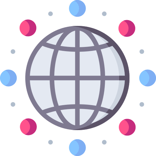 Internet planet web global icon