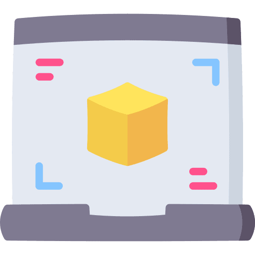 3d 3d design electronic laptop icon