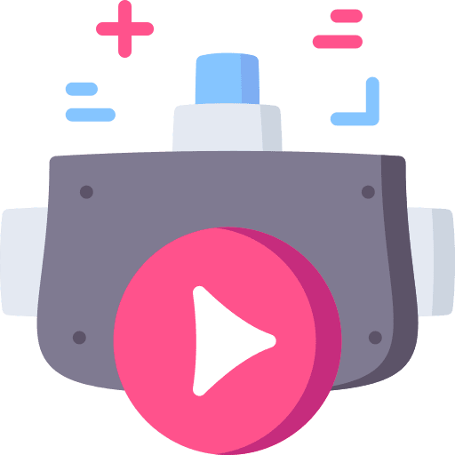 Vr glasses electronics device glasses icon