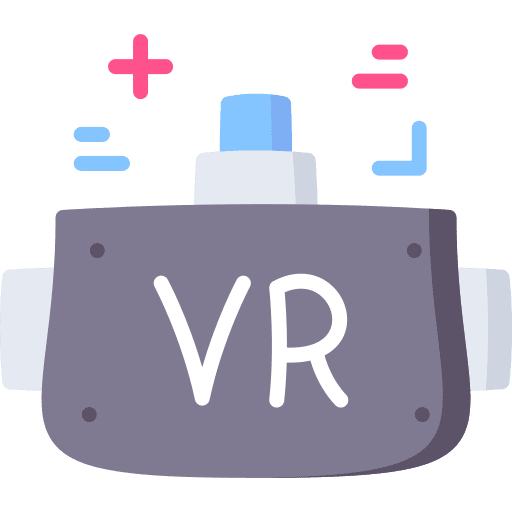 Vr glasses vr glass augmented reality digital icon
