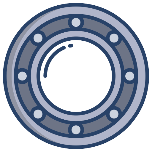 Ball bearing car machinery bearing icon
