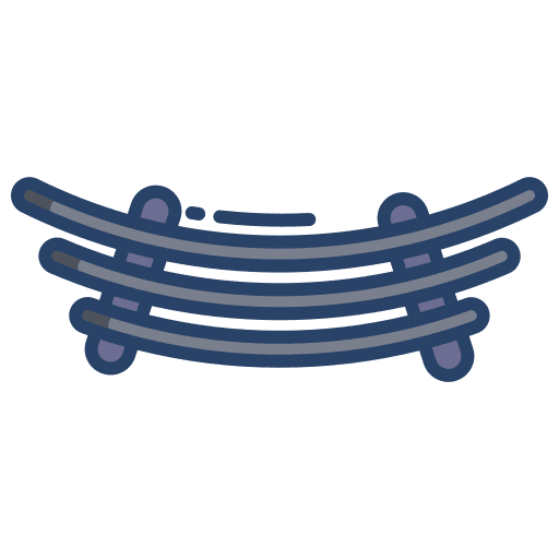 Suspension springs car automobile icon