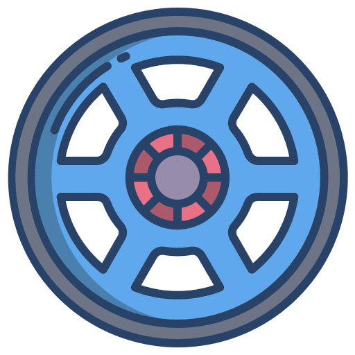 Wheel tire truck drive icon