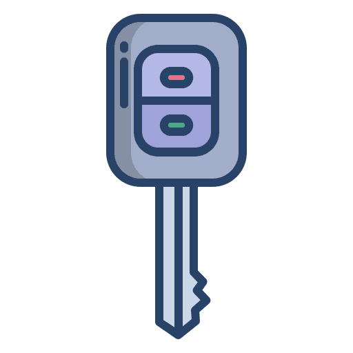 Car key smart key security car key icon