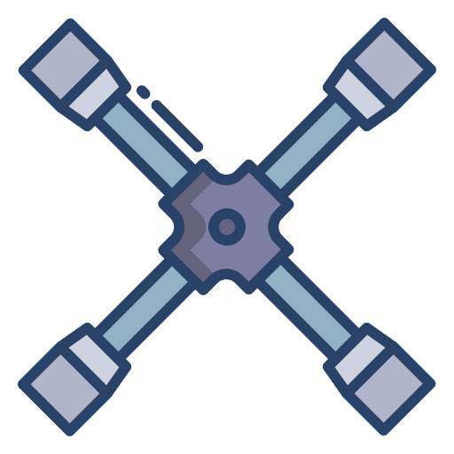Lug wrench garage wrenches repair icon