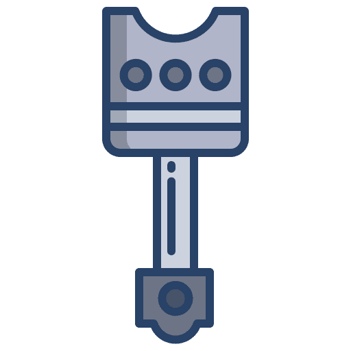 Piston garage piston part icon