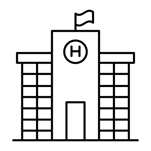 Hospital clinic hospital building hospitals icon