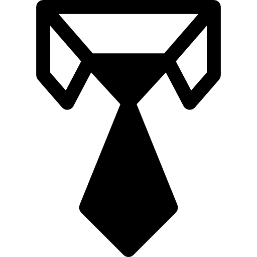 Short tie men ties man icon