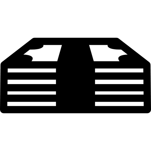 Financial currency business money finances icon