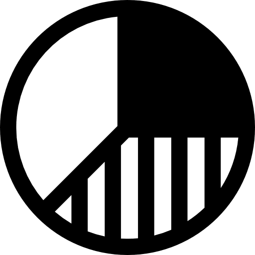 Pie graph financial pie chart finances icon