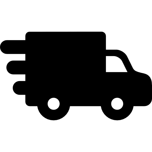 Truck shipping vehicle automobile icon