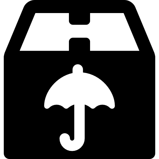 Box boxes fragile package icon