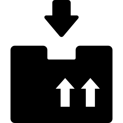 Box delivery package boxes icon